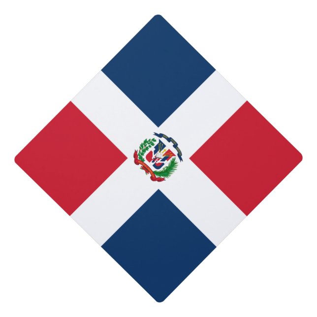 Dominican Republic flag Tassel Topper (Front)