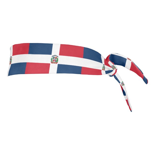Dominican Republic Flag Tie Headband (Rotate 90)