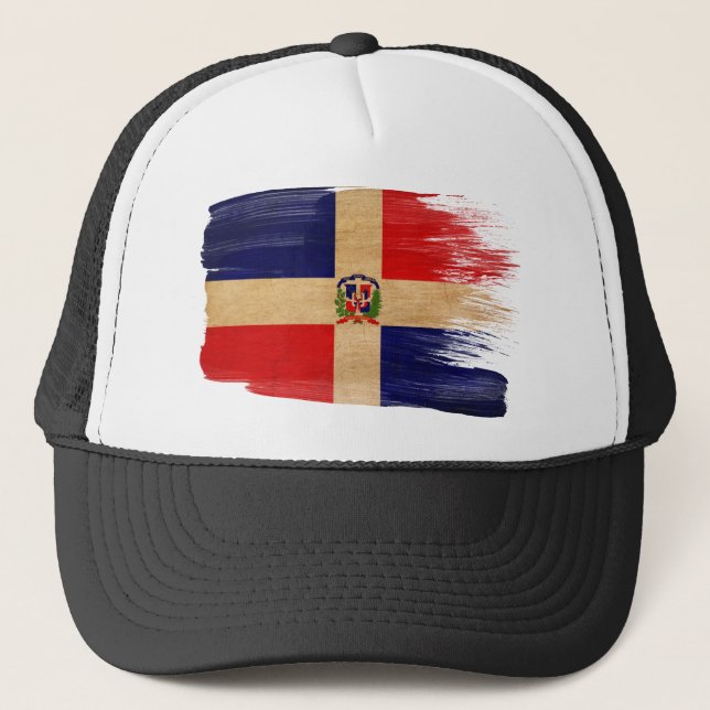 Dominican Republic Flag Trucker Hat (Front)