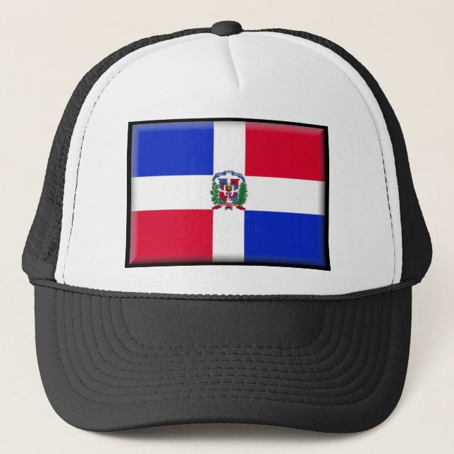 Dominican Republic Flag Trucker Hat (Front)