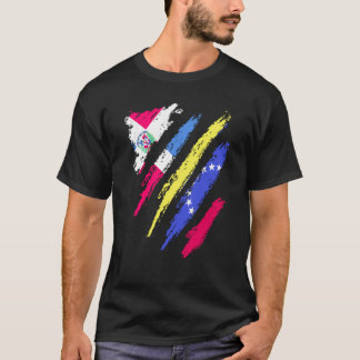 Dominican Republic Flag Venezuela Grown Country St T-Shirt