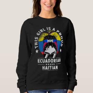 Dominican Republic Flag Venezuela Grown Women Girl Sweatshirt