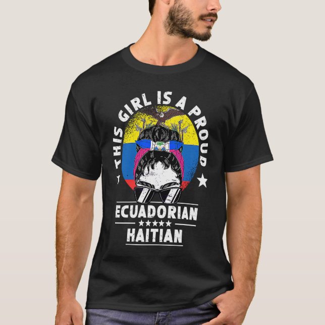 Dominican Republic Flag Venezuela Grown Women Girl T-Shirt (Front)