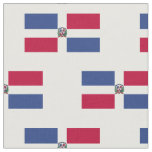 Dominican Republic Flag | White Backdrop