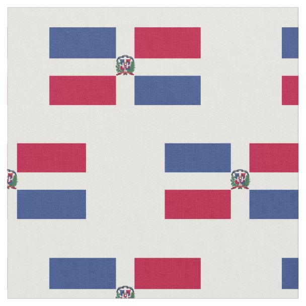 Dominican Republic Flag Fabric 