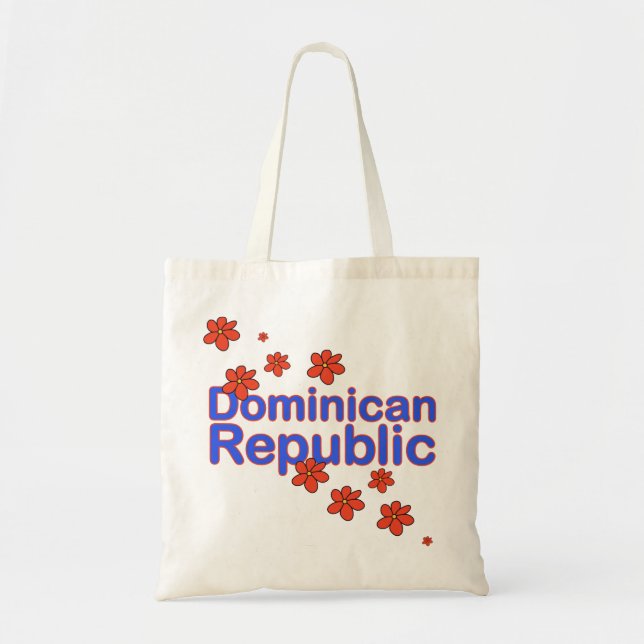 Dominican Republic Flower Bag (Front)