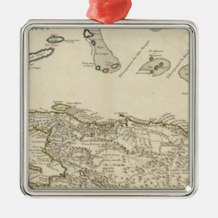 Dominican Republic, Haiti, West Indies Metal Ornament