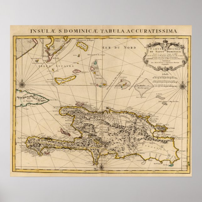 Dominican Republic, Haiti, West Indies Poster (Front)