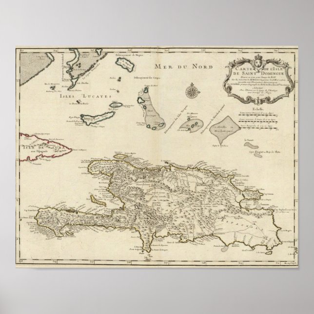 Dominican Republic, Haiti, West Indies Poster (Front)