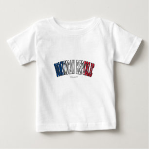 Dominican Republic in national flag colors Baby T-Shirt