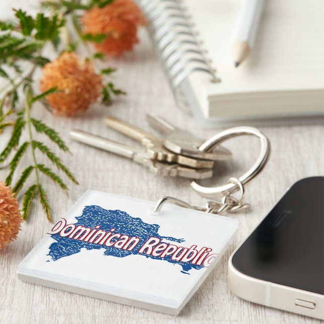 Dominican Republic Keychain (Front Right)