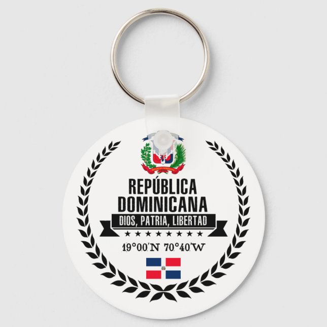 Dominican Republic Keychain (Front)