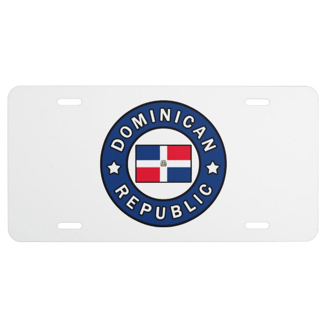 Dominican Republic License Plate (Front)