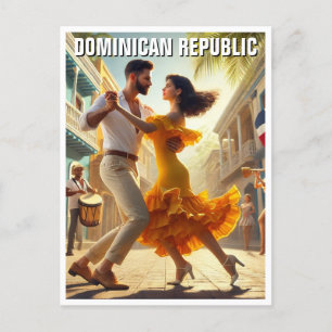 Dominican Republic Merengue Dancers Postcard