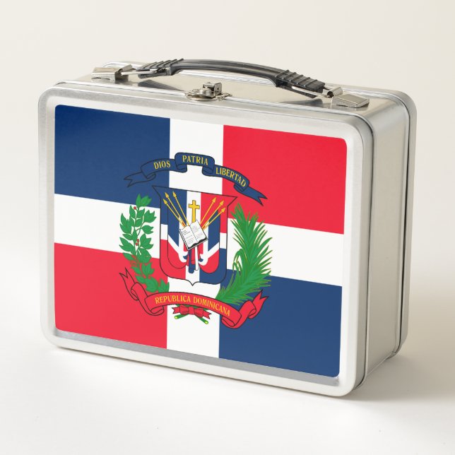 Dominican Republic Metal Lunch Box (Front)