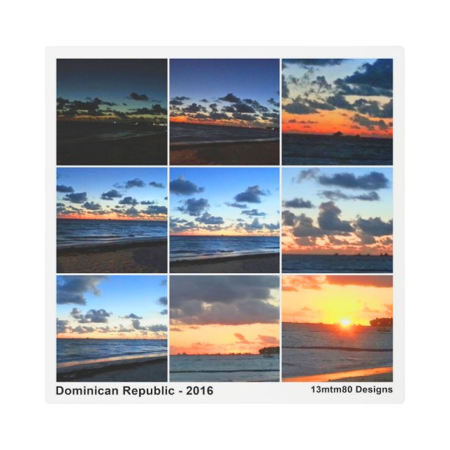 Dominican Republic - Metal Print (Front)
