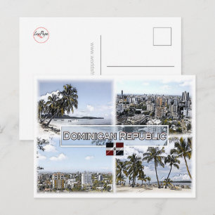 Dominican Republic - Mosaic - Postcard