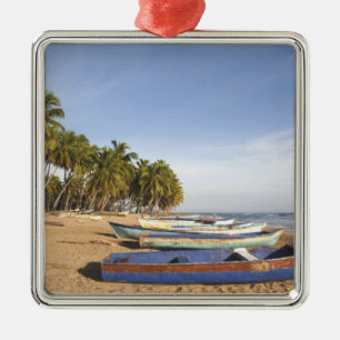 Dominican Republic, North Coast, Nagua, Playa Metal Ornament