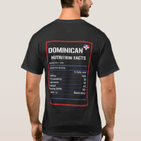 Dominican Republic Nutrition Facts T-Shirt