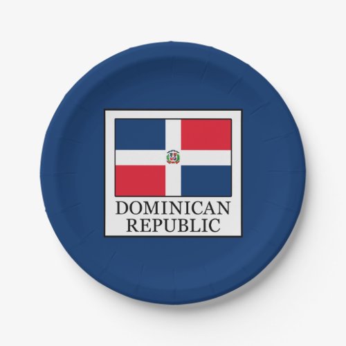 Dominican Republic Paper Plates