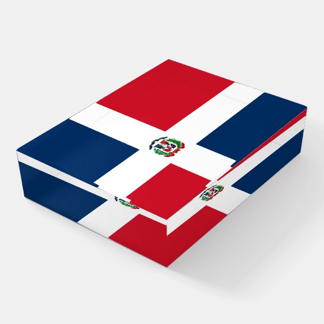 Dominican Republic Paperweight (Angled)