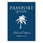 Dominican Republic Passport Wedding Invitation