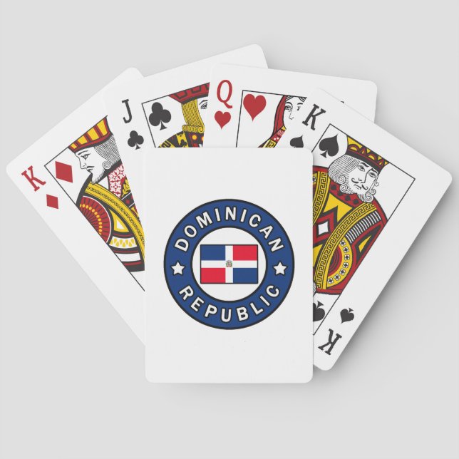 Dominican Republic Poker Cards (Back)