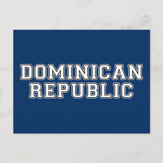 Dominican Republic Postcard (Front)