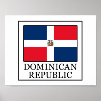 Dominican Republic Flag Posters | Zazzle