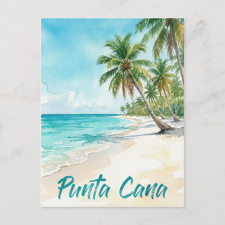 Dominican Republic Punta Cana Beach Postcard