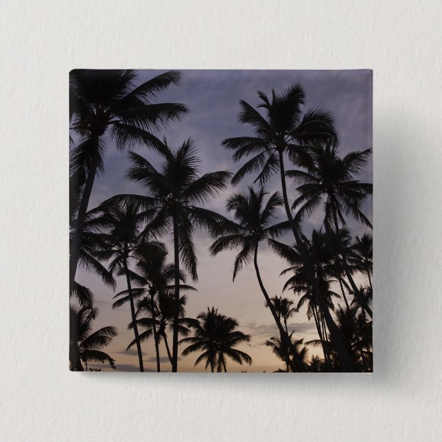 Dominican Republic, Samana Peninsula, Las 2 Pinback Button (Front)