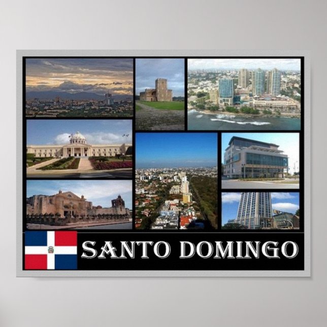 Dominican Republic - Santo Domingo - Mosaic - Poster (Front)