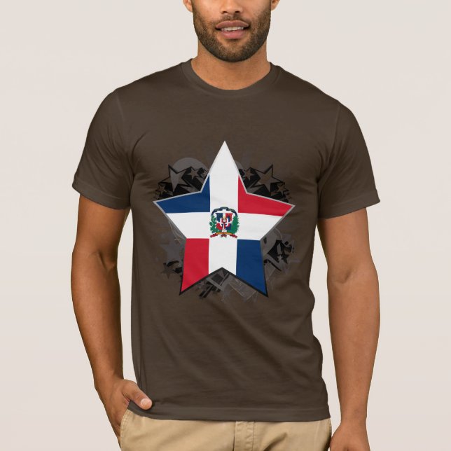 Dominican Republic Star T-Shirt (Front)