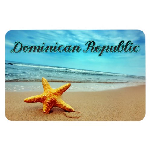 Dominican Republic starfish Magnet