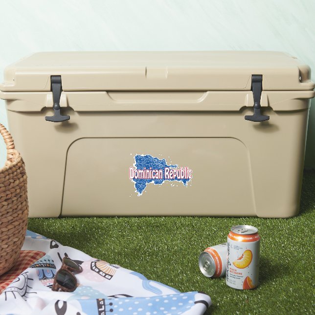 Dominican Republic Sticker (Cooler)