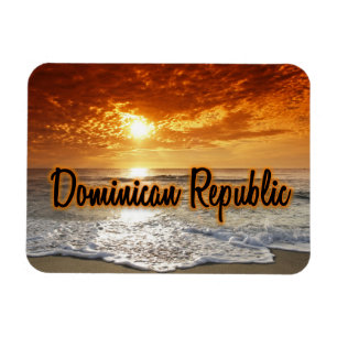Dominican Republic sunset Magnet