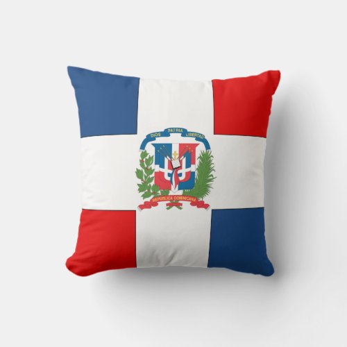 Dominican Republic Throw Pillow