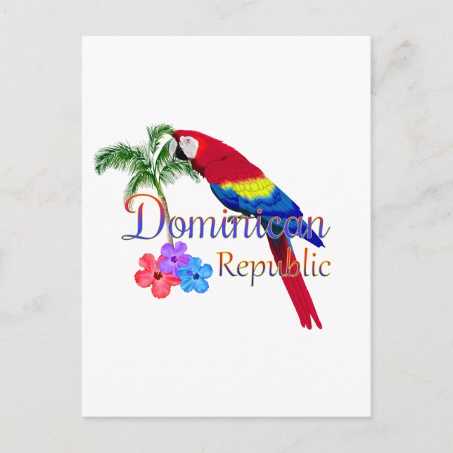 Dominican Republic Tropical Postcard (Front)