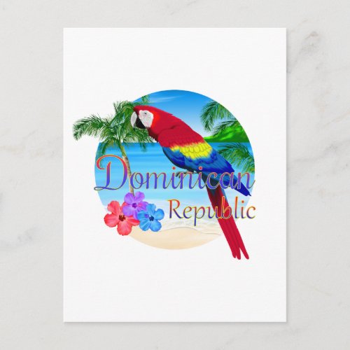 Dominican Republic Tropical Postcard