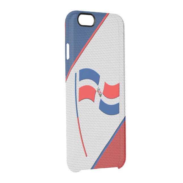 Dominican Republic Uncommon iPhone Case (Back/Right)