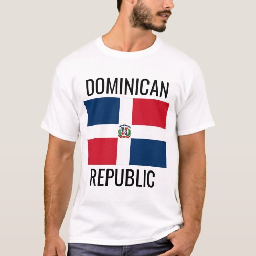 Dominican Republic  World Country National Flag T_Shirt