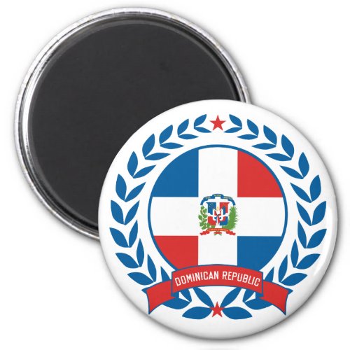 Dominican Republic Wreath Magnet