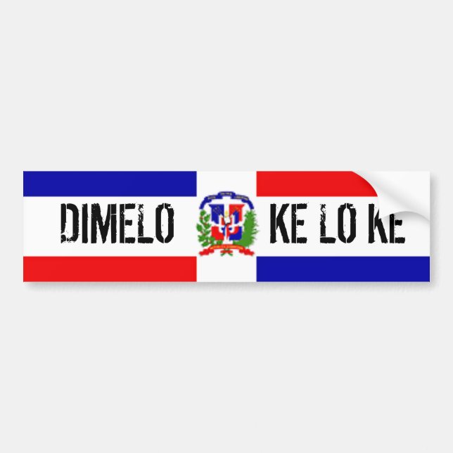 DOMINICAN STICKER (Front)