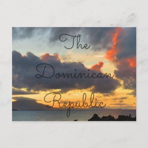 Dominican Sunset Postcard