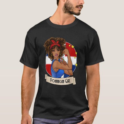 Dominicana Girl Dominicanan Mujer Republica Domini T_Shirt