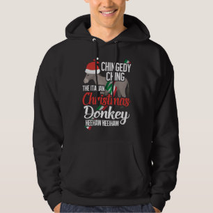 Dominick The Christmas Donkey Italian Christmas Do Hoodie
