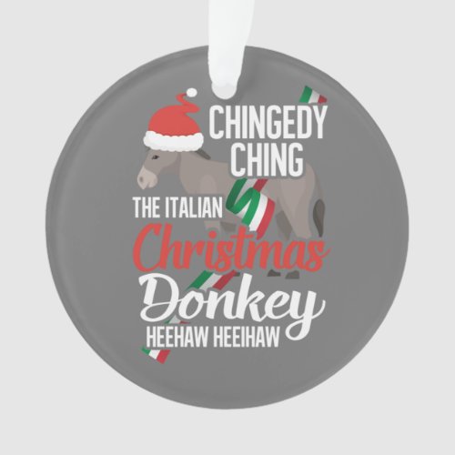 Dominick The Christmas Donkey Italian Christmas Do Ornament