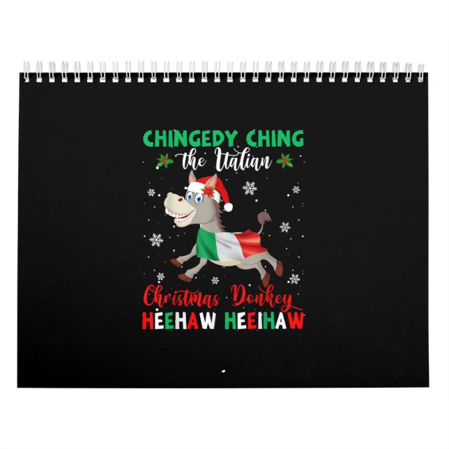Dominick The Christmas Donkey-Italian Donkey Calendar (Cover)