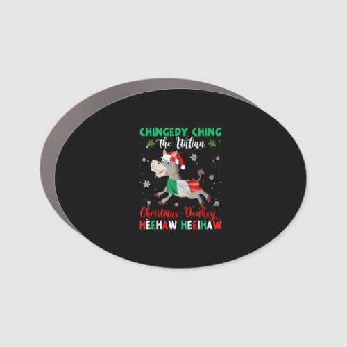 Dominick The Christmas Donkey_Italian Donkey Car Magnet