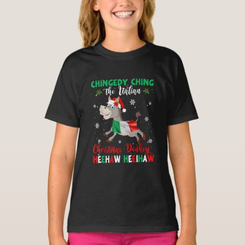 Dominick The Christmas Donkey_Italian Donkey Chris T_Shirt